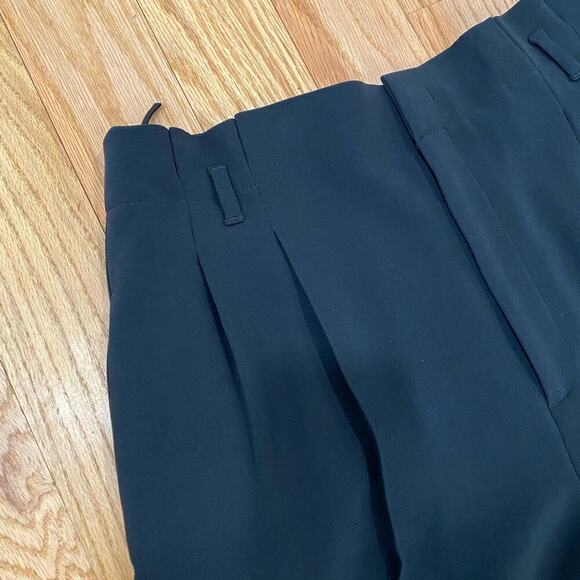 RED Valentino Wide Leg Crop Dress Pants in Black - Picture 2 of 6